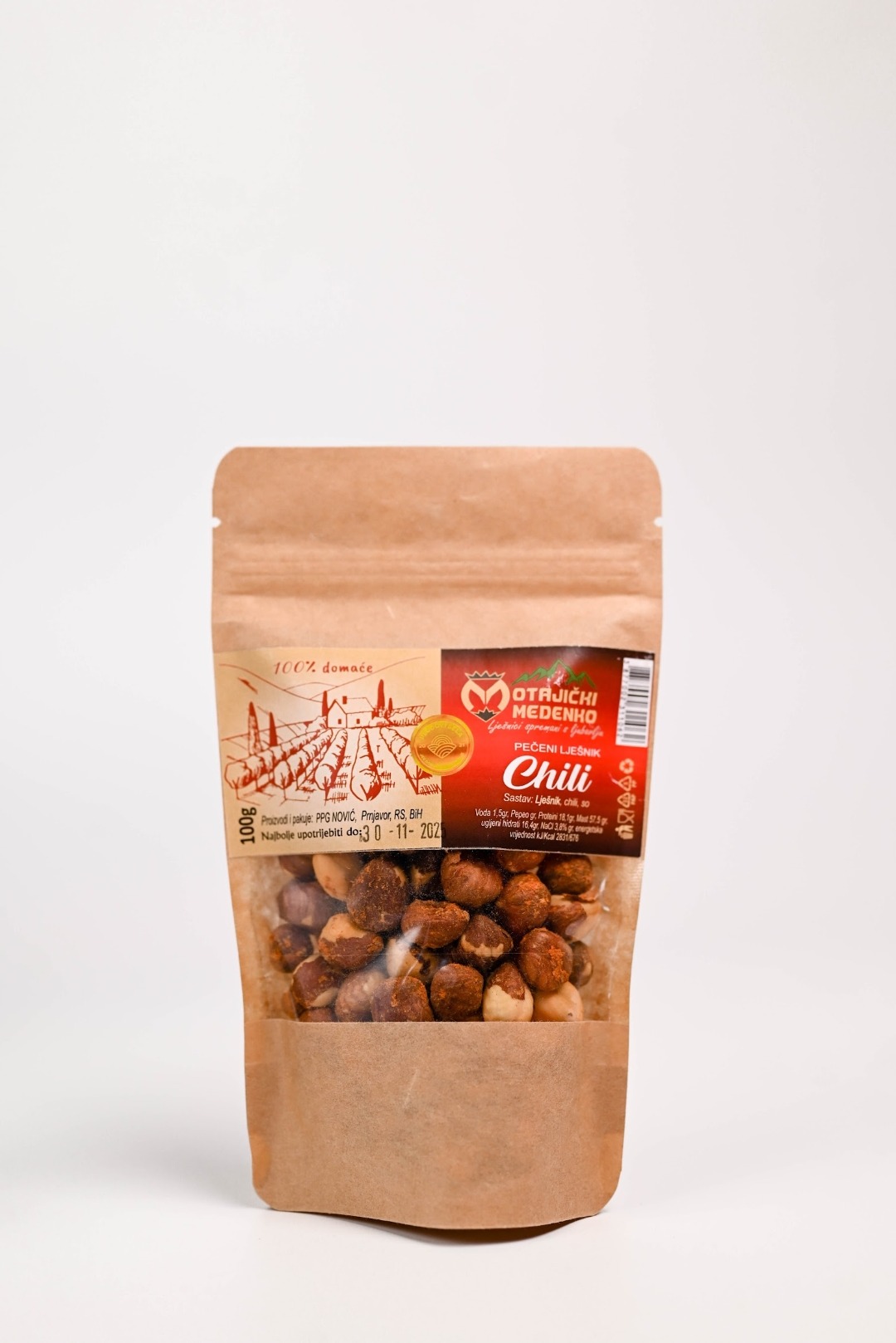 Pečeni lješnik Chili